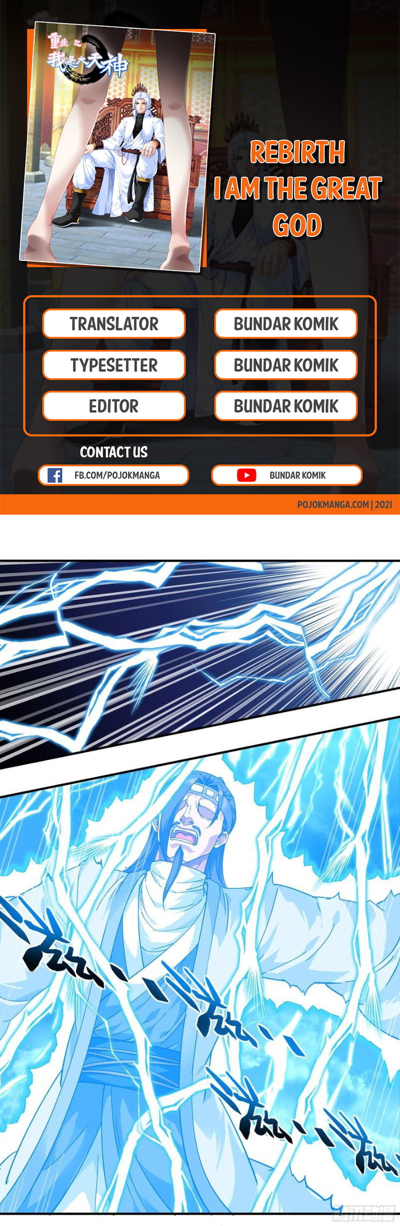 Rebirth I Am The Great God Chapter 60 Bahasa Indonesia