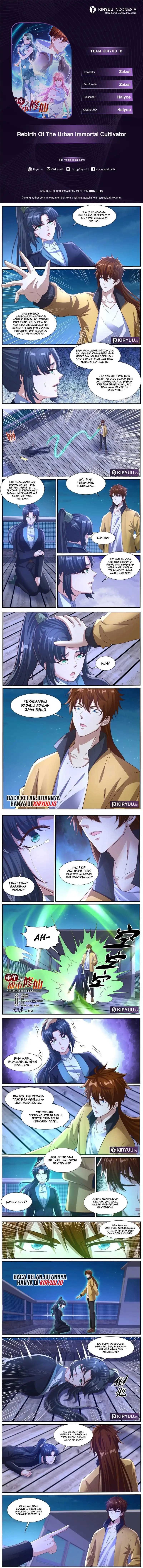 Rebirth Of The Urban Immortal Cultivator Chapter 1032 Bahasa Indonesia