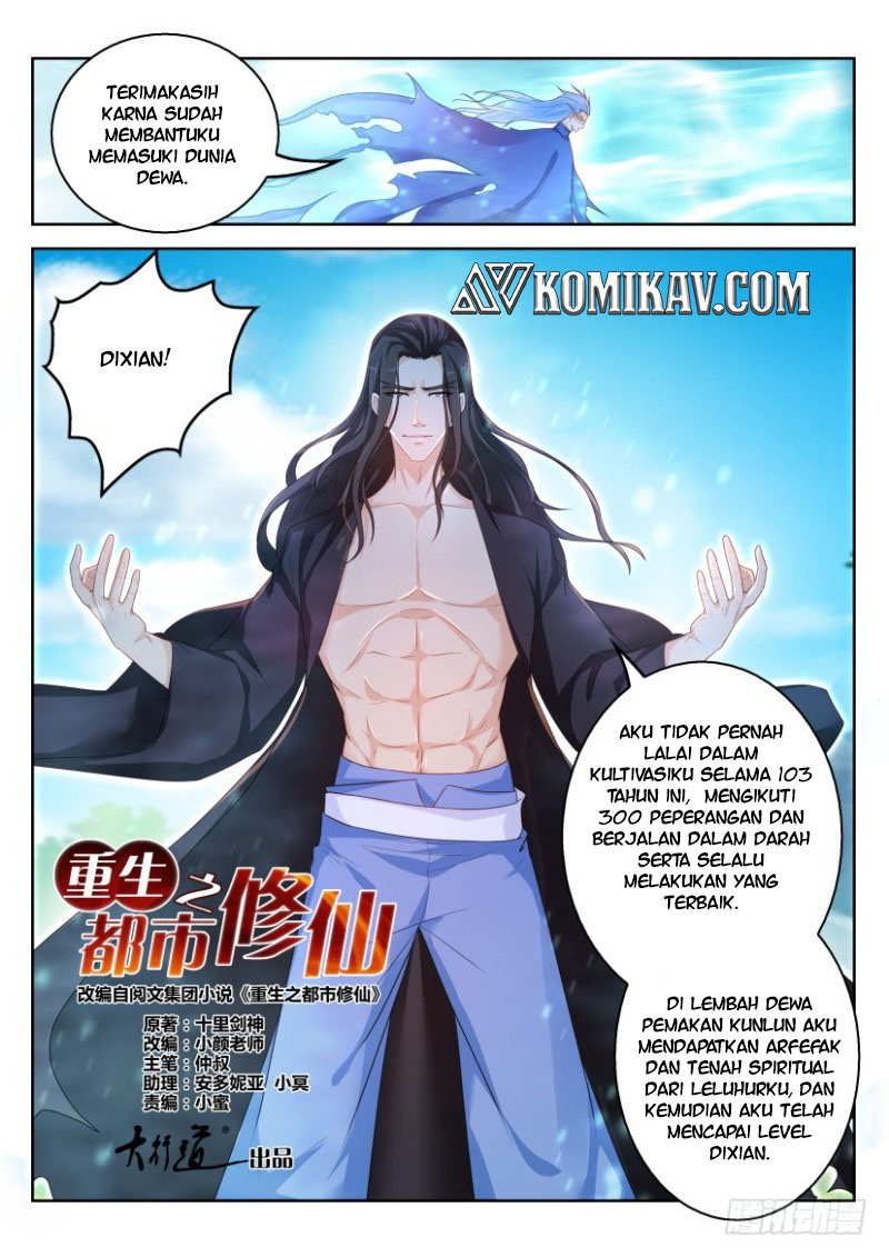 Rebirth Of The Urban Immortal Cultivator Bahasa Indonesia - Chapter Chapter 326