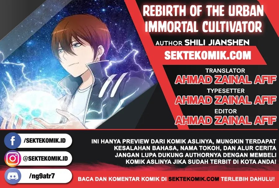 Rebirth Of The Urban Immortal Cultivator chapter 497