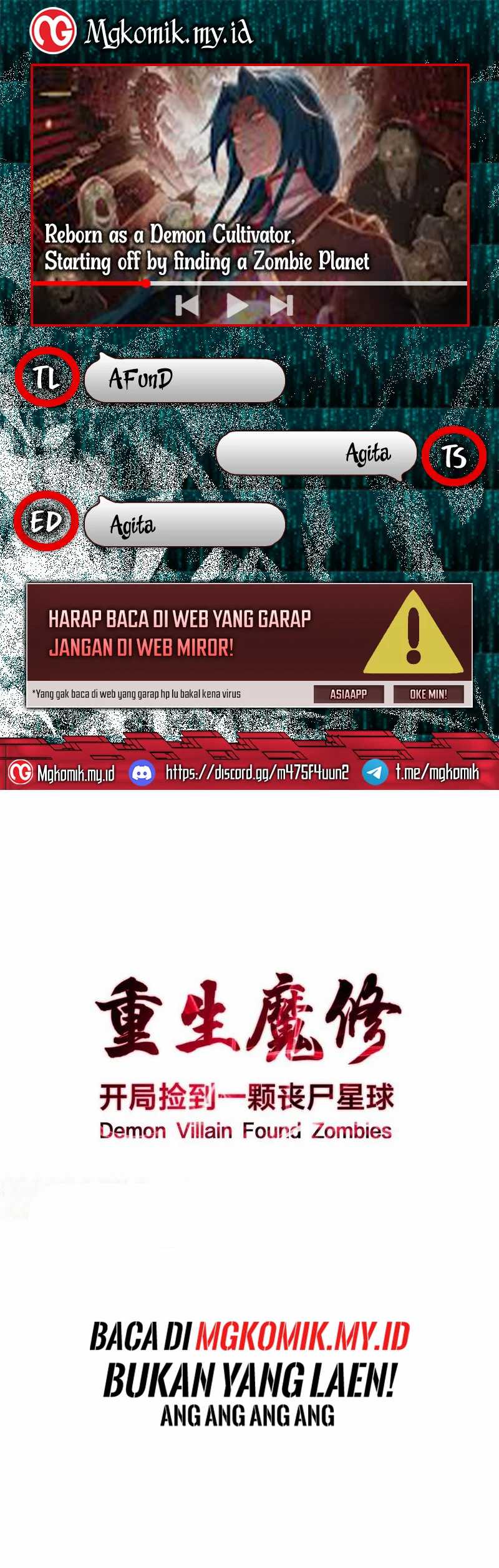 Rebirth of a Dark Mage: Unveiling a Zombie Planet from the Start Chapter 33 Bahasa Indonesia