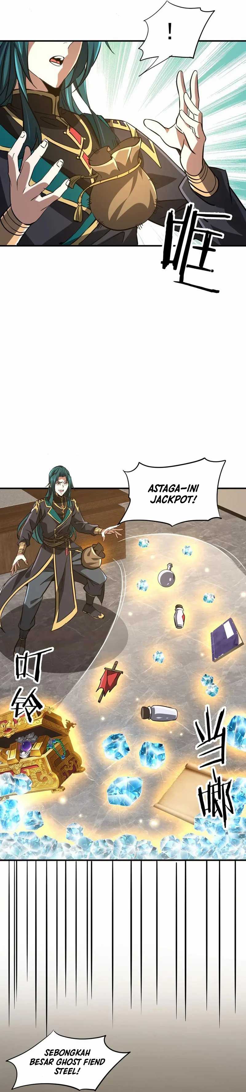 Rebirth of a Dark Mage: Unveiling a Zombie Planet from the Start Chapter 33 Bahasa Indonesia