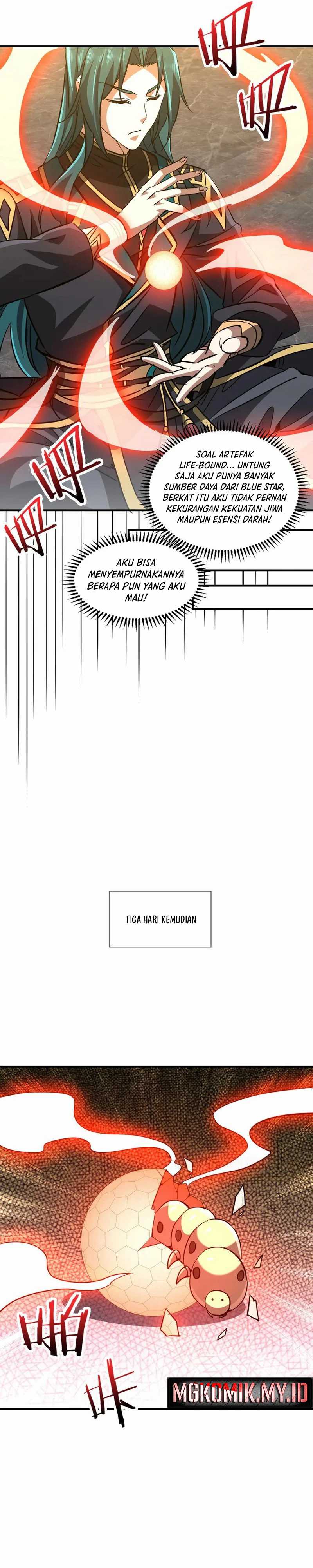 Rebirth of a Dark Mage: Unveiling a Zombie Planet from the Start Chapter 33 Bahasa Indonesia