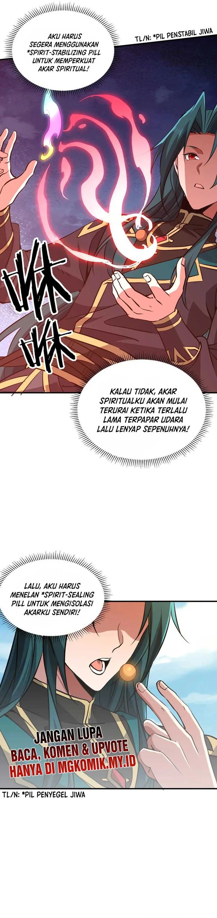 Rebirth of a Dark Mage: Unveiling a Zombie Planet from the Start Chapter 41 Bahasa Indonesia