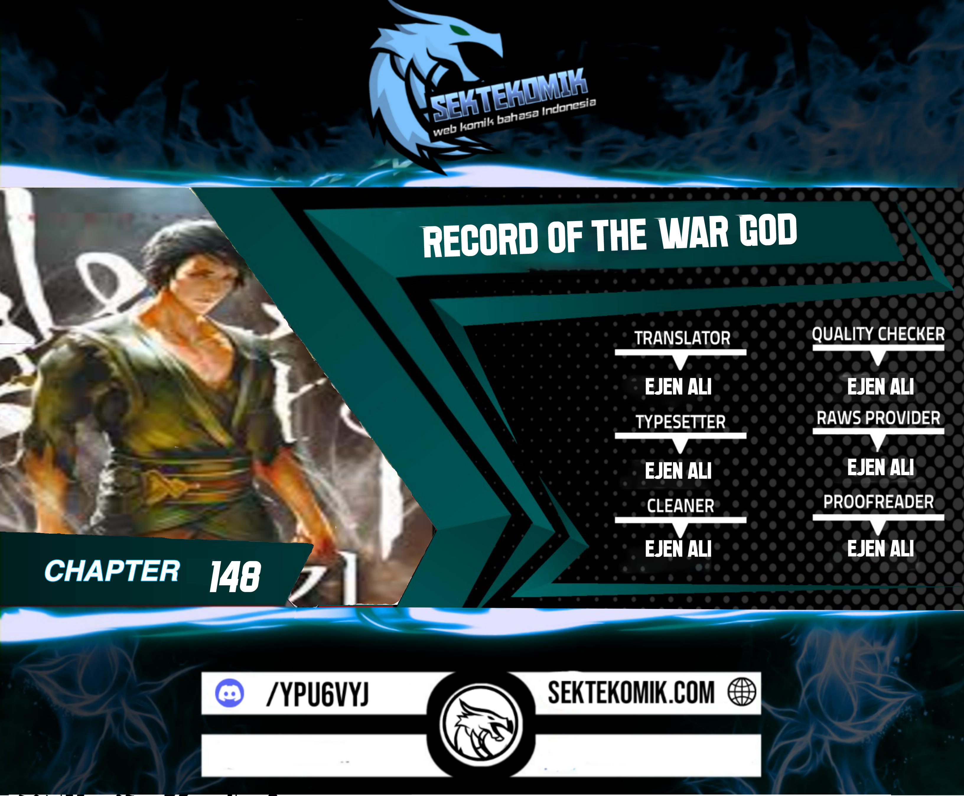 Record of the War God Chapter 148 Bahasa Indonesia