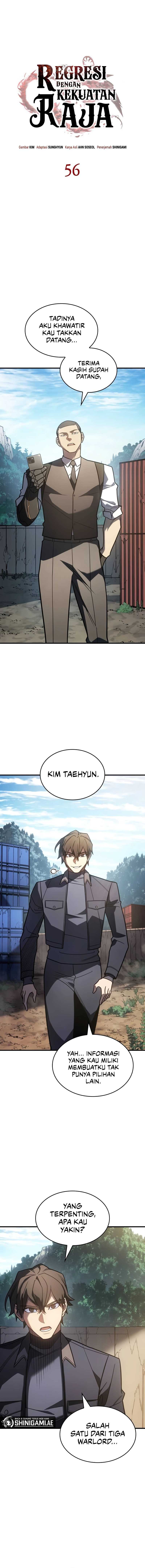 Regressing with the Kings Power Chapter 56 Bahasa Indonesia