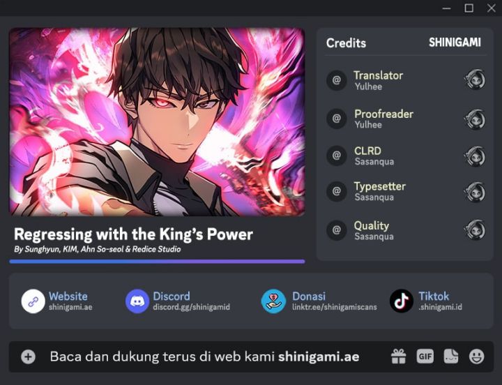 Regressing with the Kings Power chapter 88