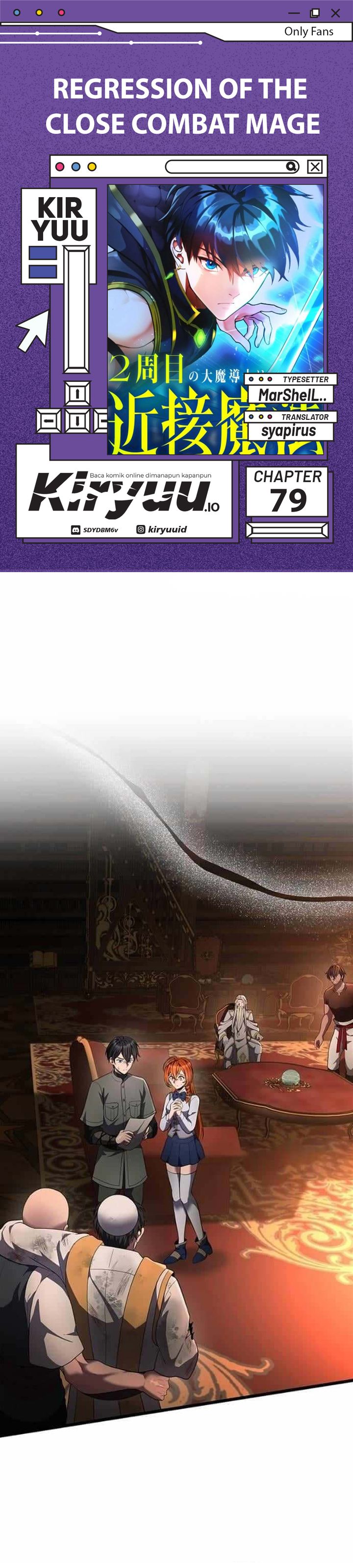 Regression of the Close Combat Mage chapter 79