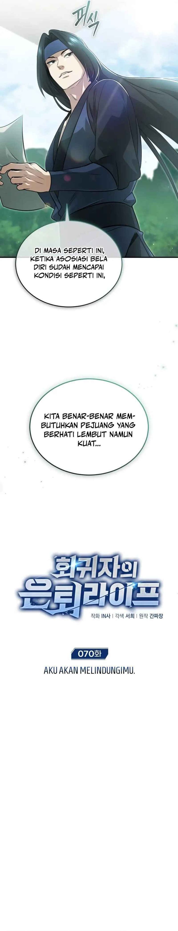 Regressor’s Life After Retirement Chapter 70 Bahasa Indonesia