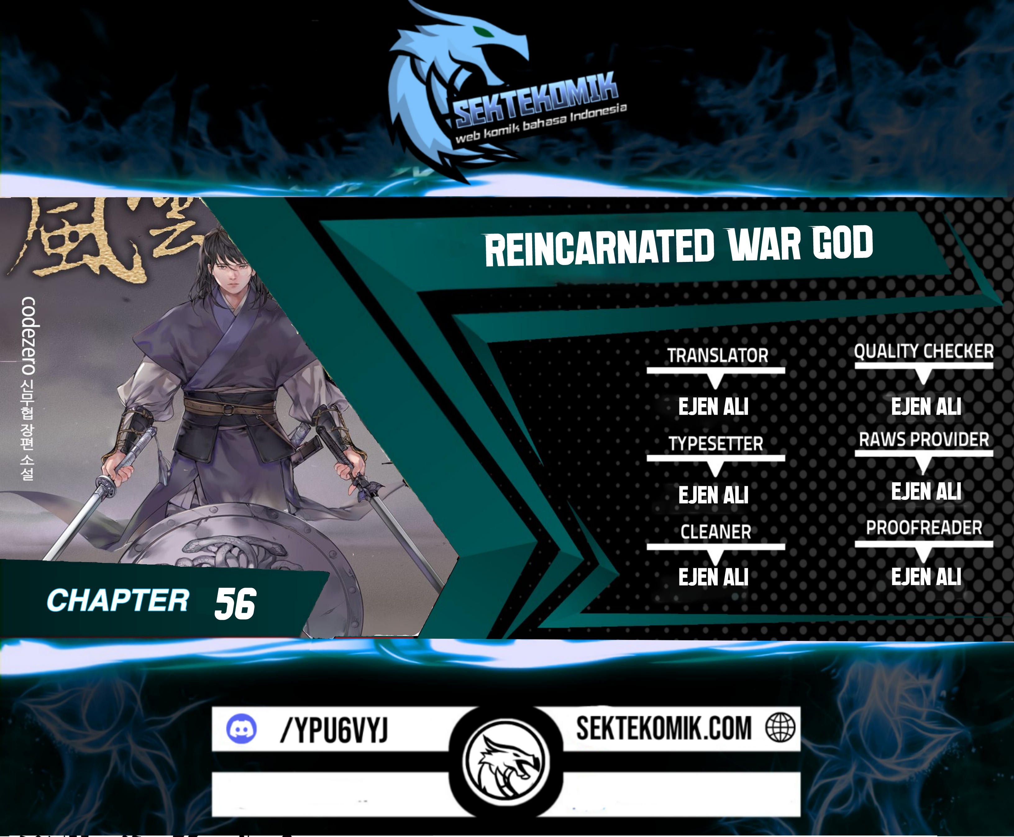 Reincarnated War God Chapter 56 Bahasa Indonesia