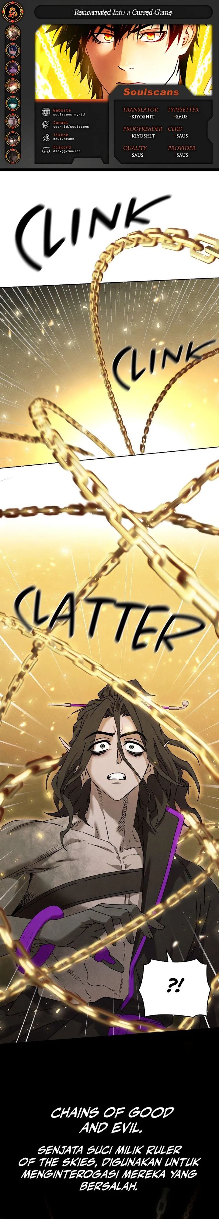 Reincarnated In a Cursed Game Chapter 34 Bahasa Indonesia