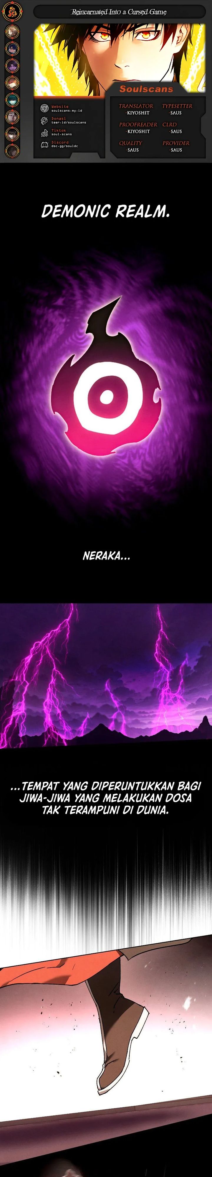 Reincarnated In a Cursed Game Chapter 40 Bahasa Indonesia