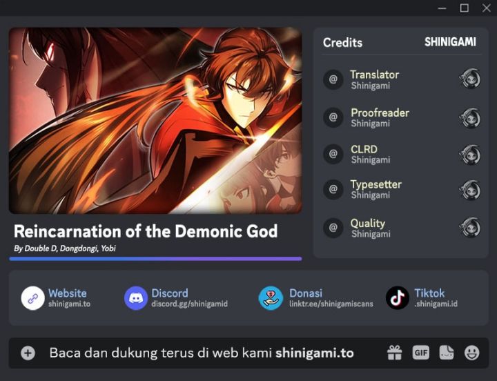 Reincarnation Of The Demonic God chapter 1