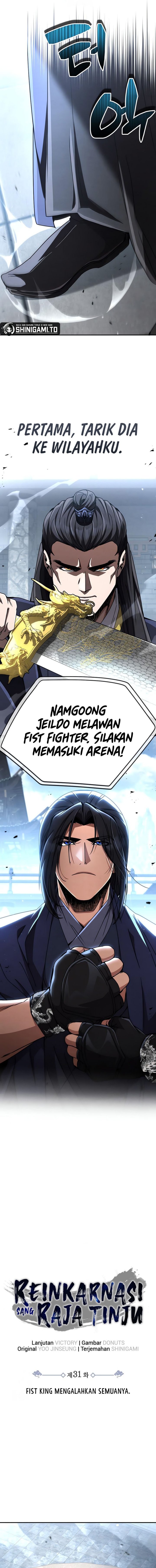 Reincarnation Of The Fist King Chapter 31 Bahasa Indonesia