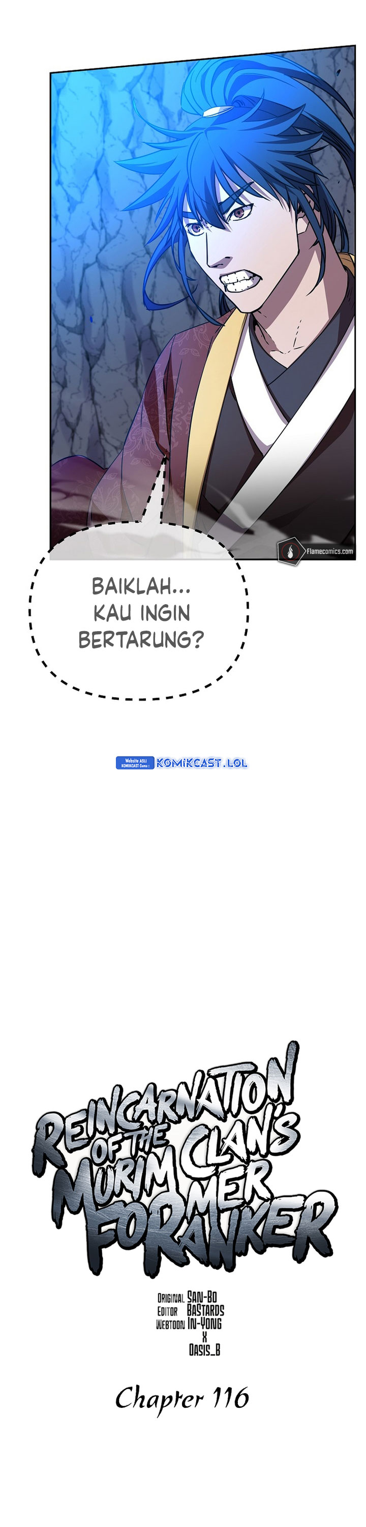 Reincarnation of the Murim Clan’s Former Ranker Chapter 116 Bahasa Indonesia