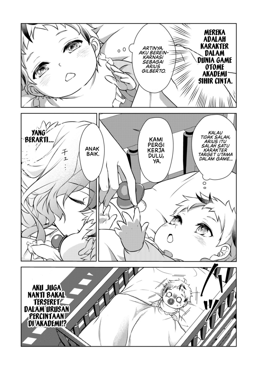 Ren’ai Mahou Gakuin ~Otomege Sekai de Saikyou wo Mezasu~ Chapter 01 Bahasa Indonesia