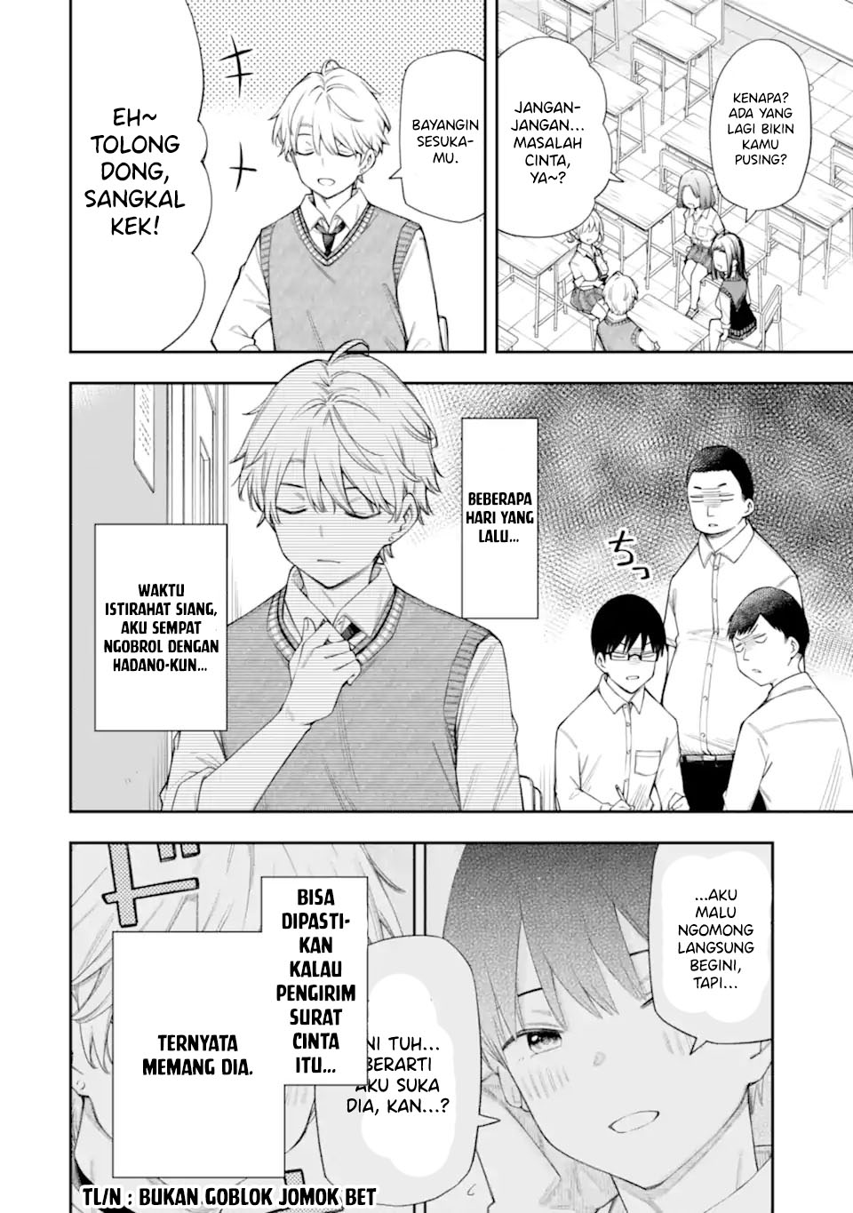 Renai no Jugyou Chapter 12.1 Bahasa Indonesia