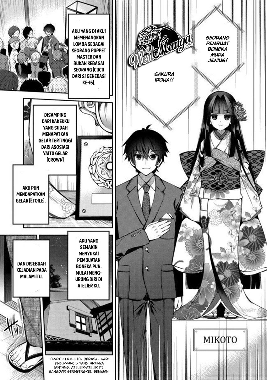 Retire Shita Ningyoushi No MMO Kikou Jojishi Chapter 01.1 Bahasa Indonesia