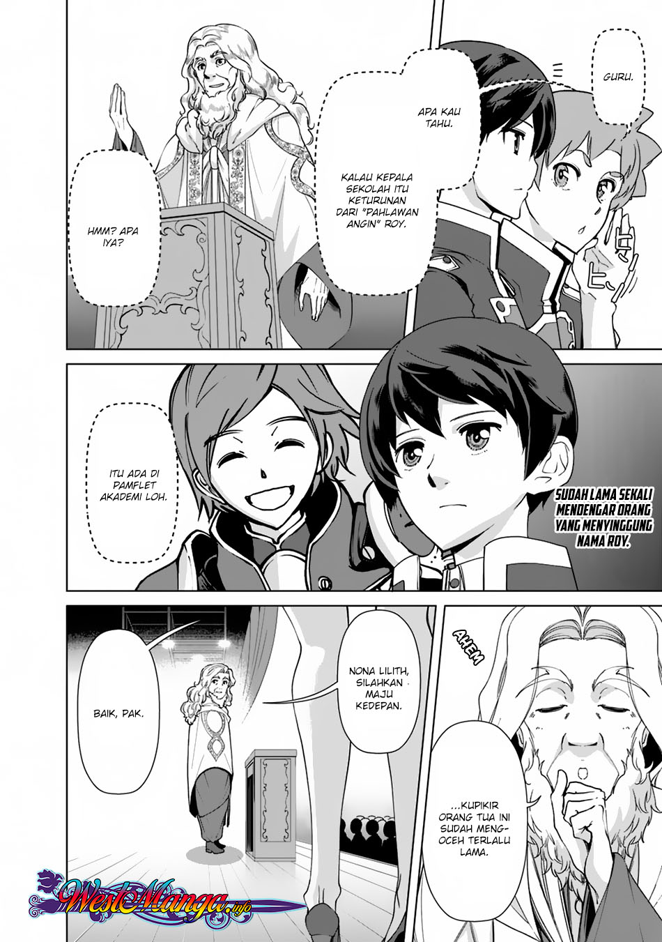 Rettou Me no Tensei Majutsushi Shiitage Rareta Moto Yuusha wa Mirai no Sekai o Yoyuu de Ikinuku Chapter 16 Bahasa Indonesia