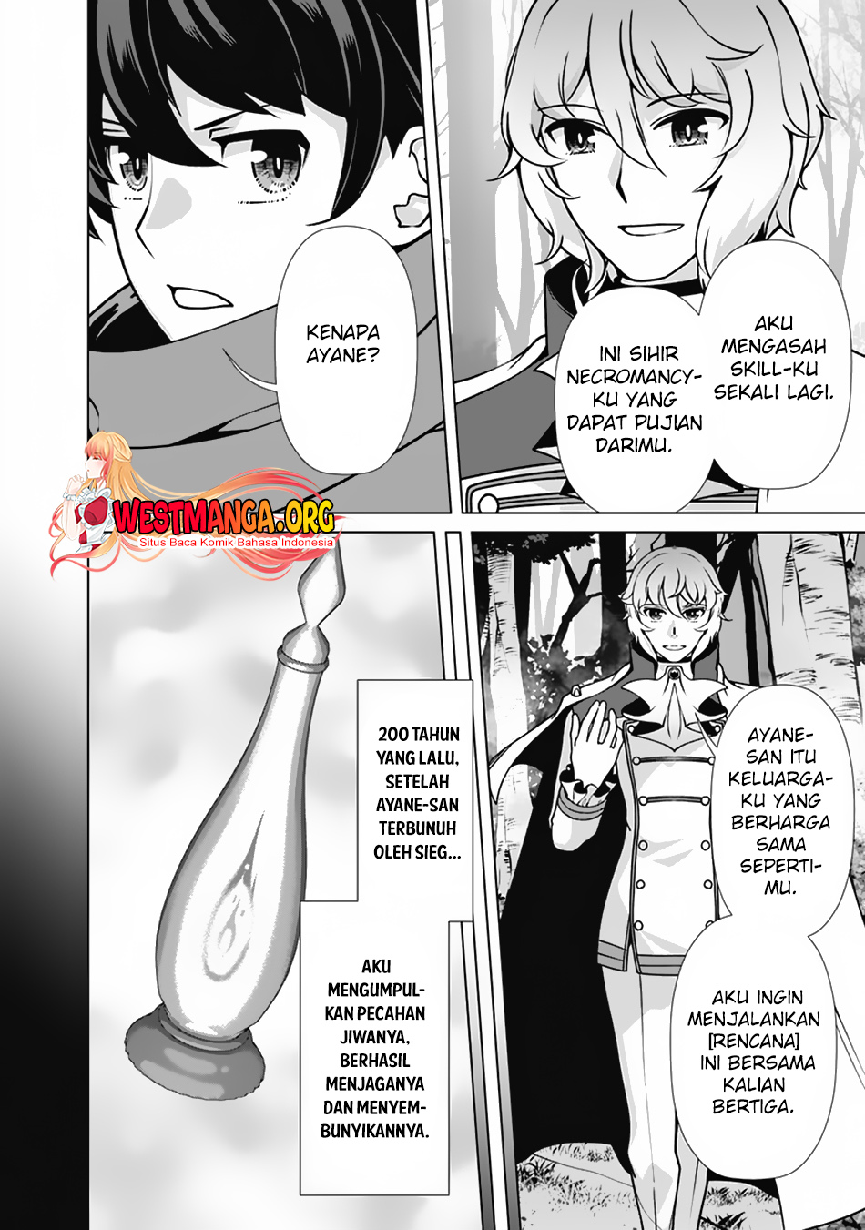 Rettou Me no Tensei Majutsushi Shiitage Rareta Moto Yuusha wa Mirai no Sekai o Yoyuu de Ikinuku chapter 110