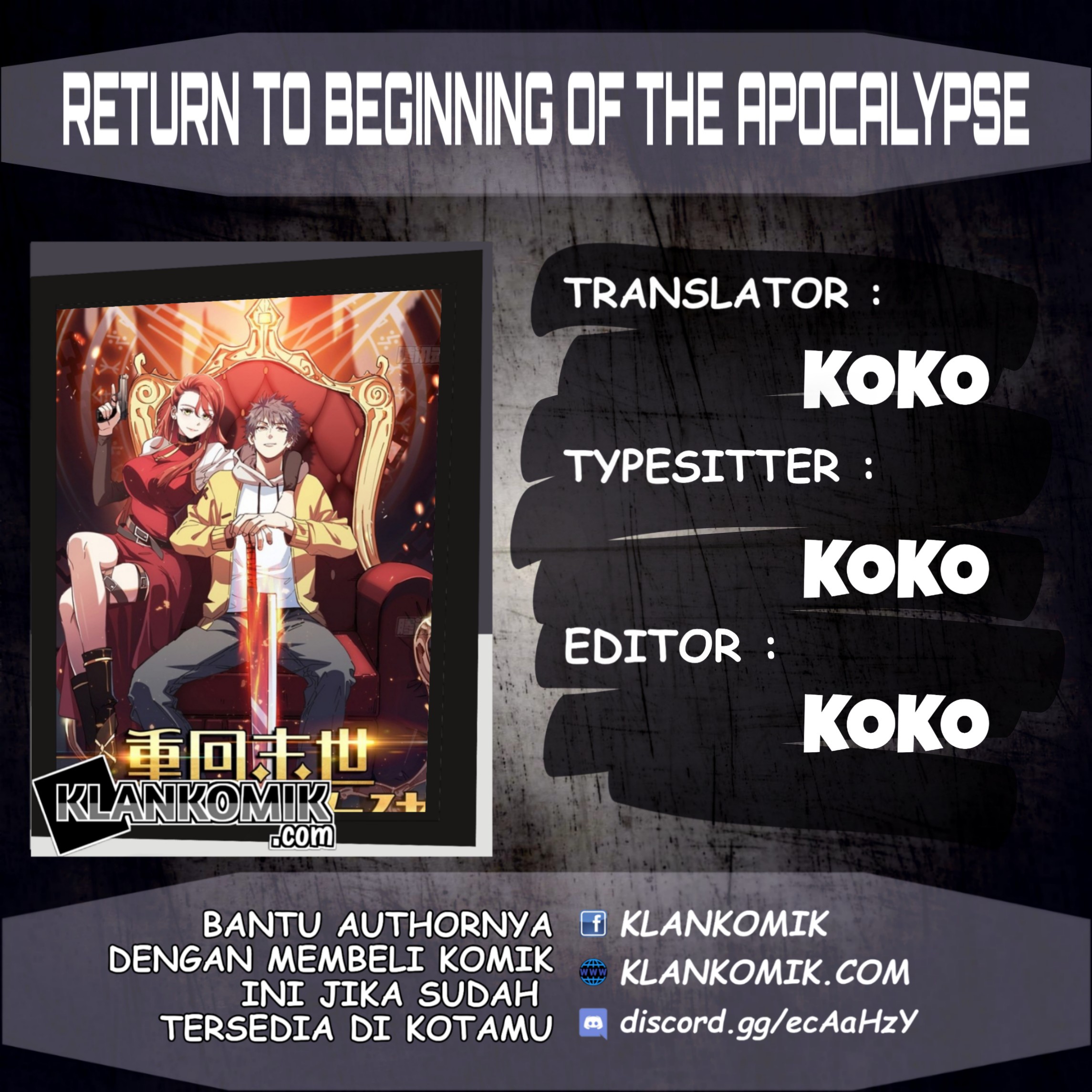 Return To Beginning Of The Apocalypse chapter 34