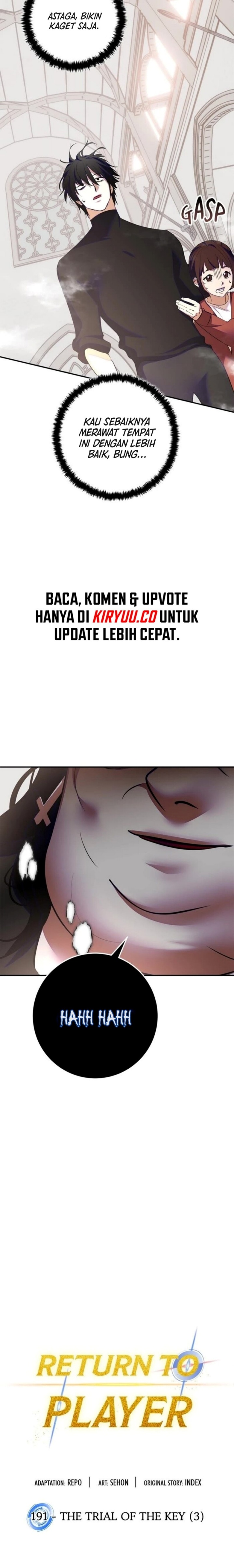 Return to Player Chapter 191 Bahasa Indonesia