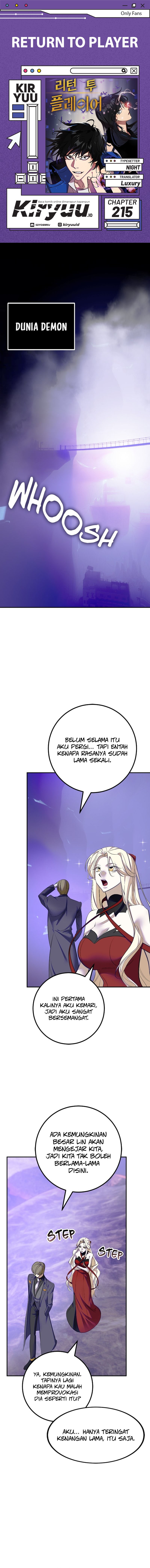 Return to Player Chapter 215 Bahasa Indonesia