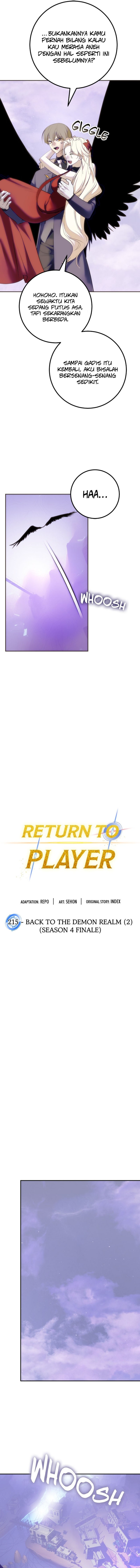 Return to Player Chapter 215 Bahasa Indonesia