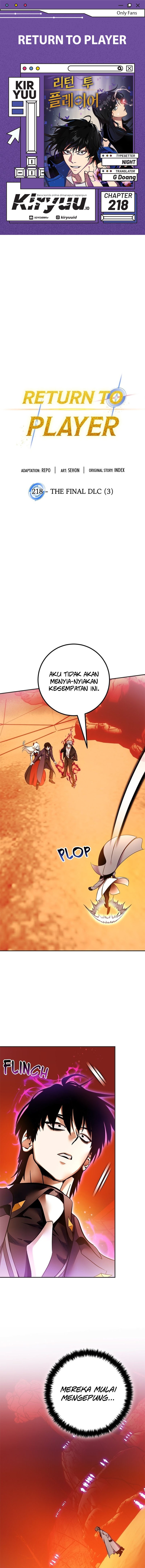 Return to Player Chapter 218 Bahasa Indonesia