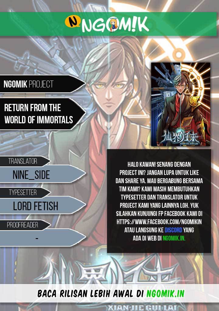 Return From the World of Immortals chapter 27