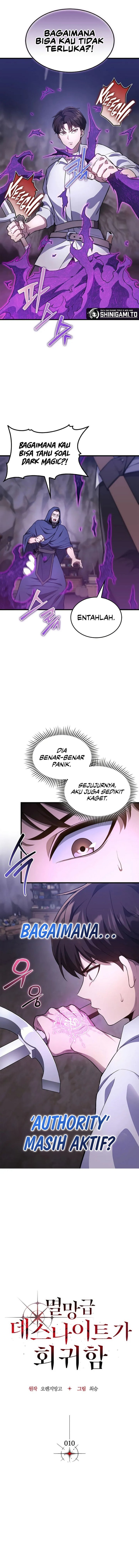 Return Of The Apocalypse-Class Death Knight Chapter 10 Bahasa Indonesia