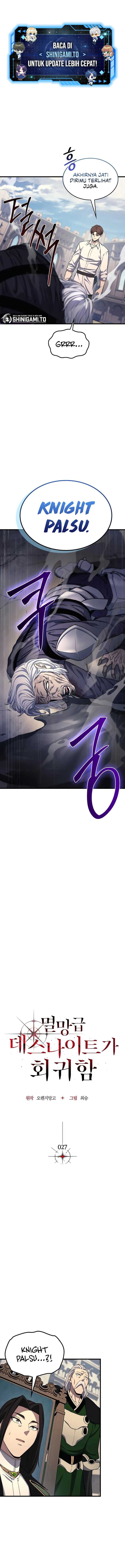 Return Of The Apocalypse-Class Death Knight Chapter 27 Bahasa Indonesia