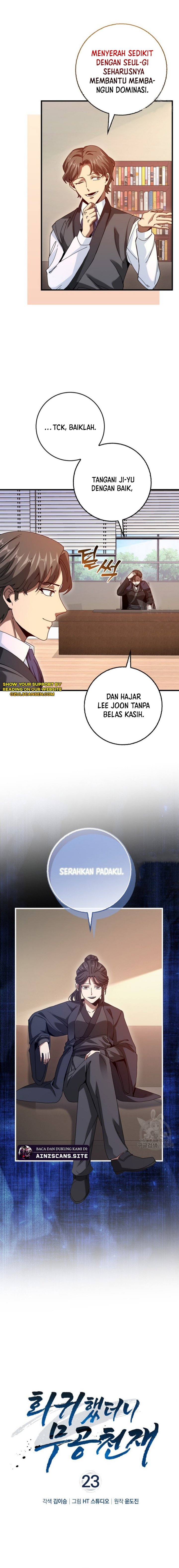 Return Of The Martial Arts Genius Chapter 23 Bahasa Indonesia