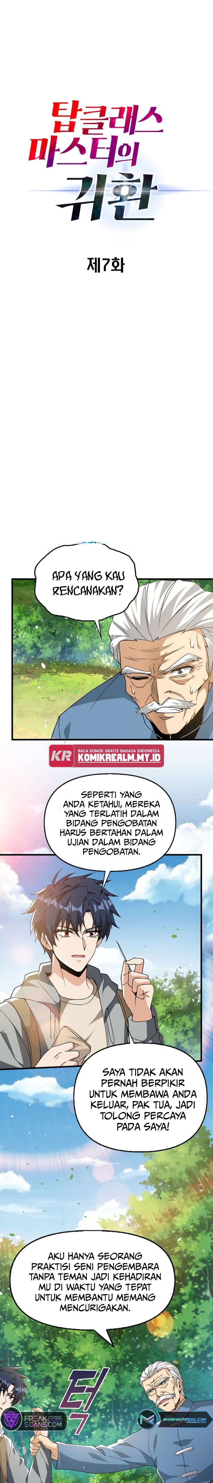Return Of Top Class Master Chapter 07 Bahasa Indonesia