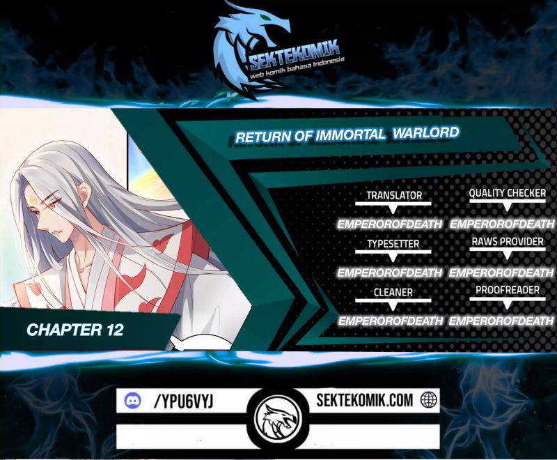 Return of Immortal Warlord Chapter 12 Bahasa Indonesia