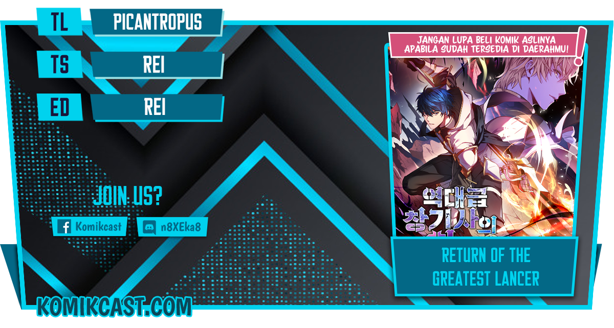 Return of The Greatest Lancer Chapter 19 Bahasa Indonesia