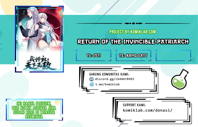 Return of the Invincible Patriarch Chapter 06 Bahasa Indonesia