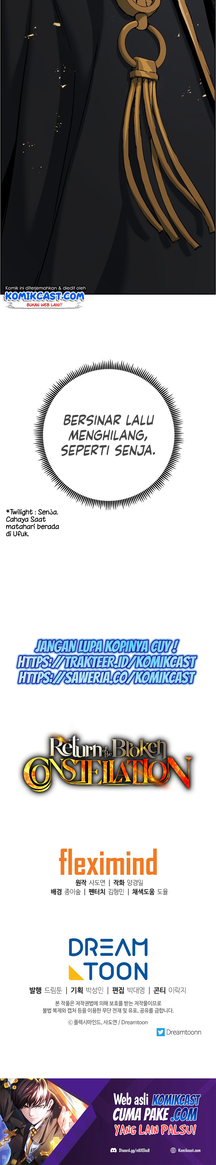 Return of the Broken Constellation chapter 20