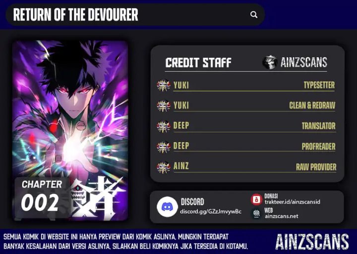 Return of the Devourer Chapter 02 Bahasa Indonesia