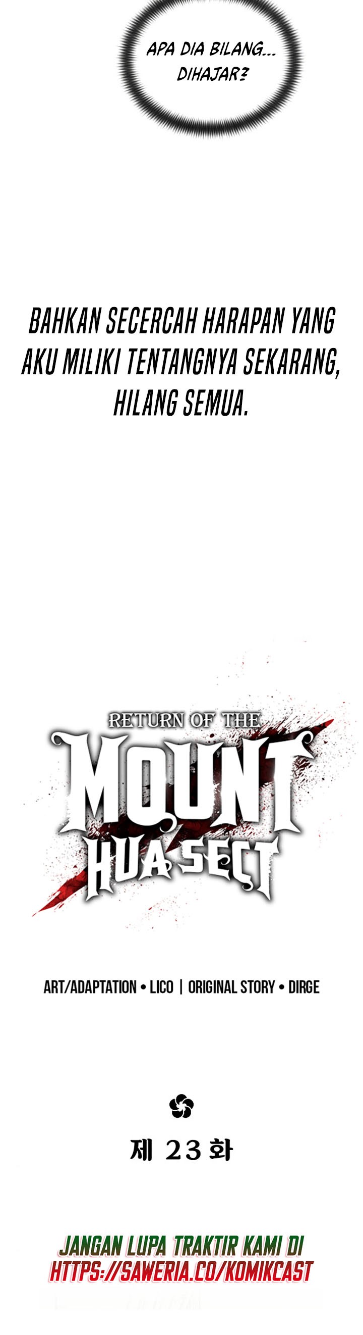 Return of the Flowery Mountain Sect chapter 23