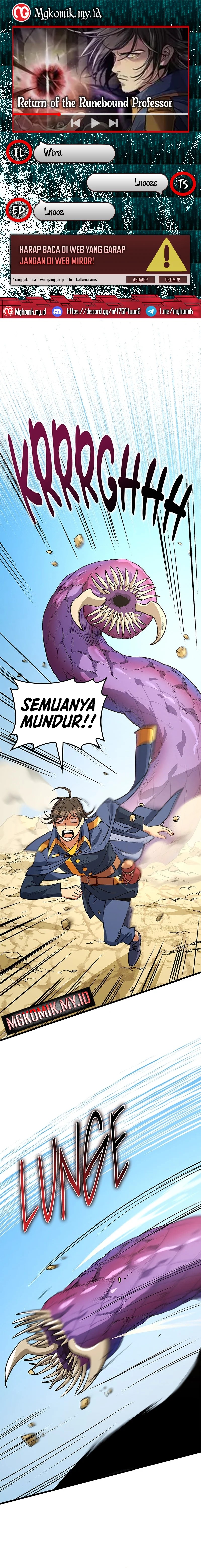 Return of the Runebound Professor Chapter 47 Bahasa Indonesia