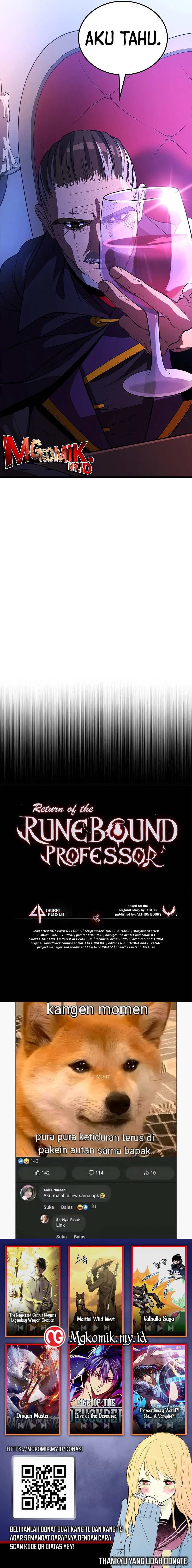 Return of the Runebound Professor Chapter 47 Bahasa Indonesia