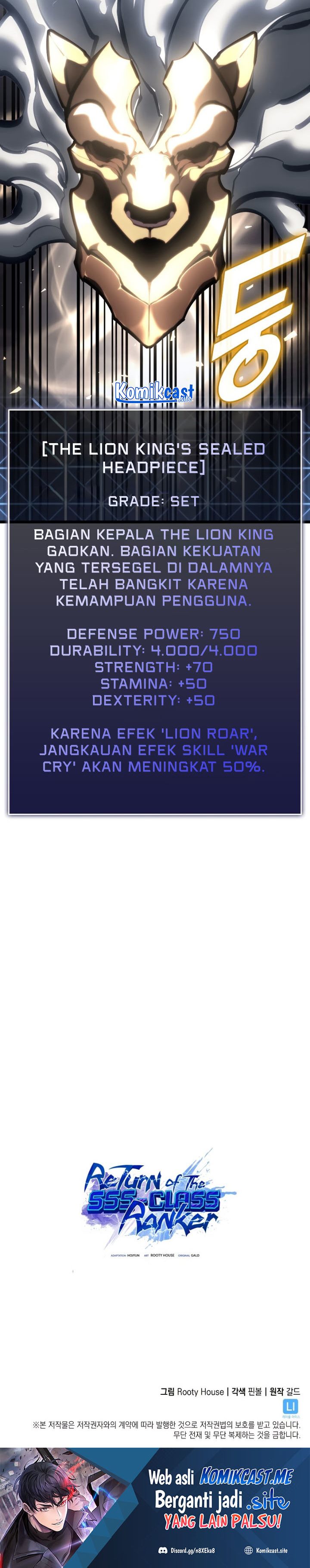 Return of the SSS-Class Ranker Chapter 46 Bahasa Indonesia