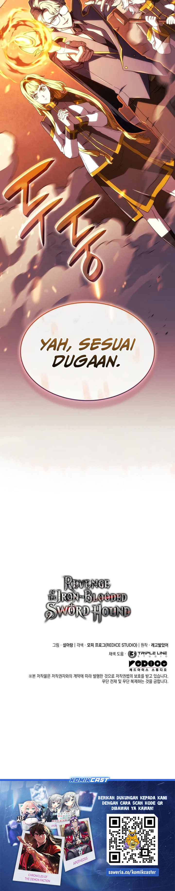 Revenge of the Iron-Blooded Sword Hound Chapter 119 Bahasa Indonesia