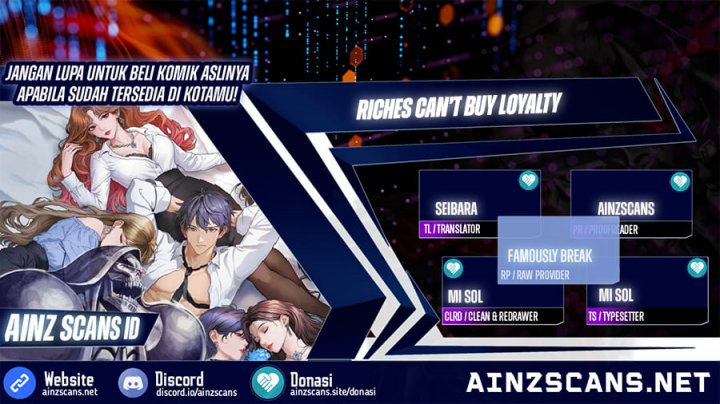 Riches Can’t Buy Loyalty Chapter 57 Bahasa Indonesia