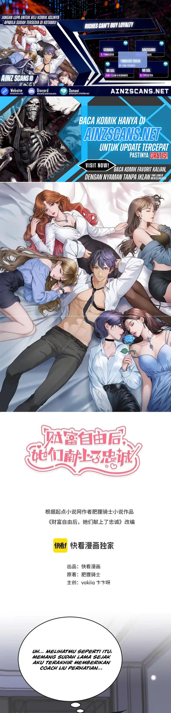 Riches Can’t Buy Loyalty Chapter 60 Bahasa Indonesia