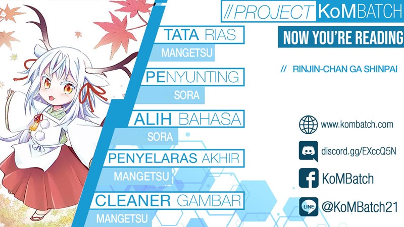 Rinjin-chan ga Shinpai Chapter 20 Bahasa Indonesia