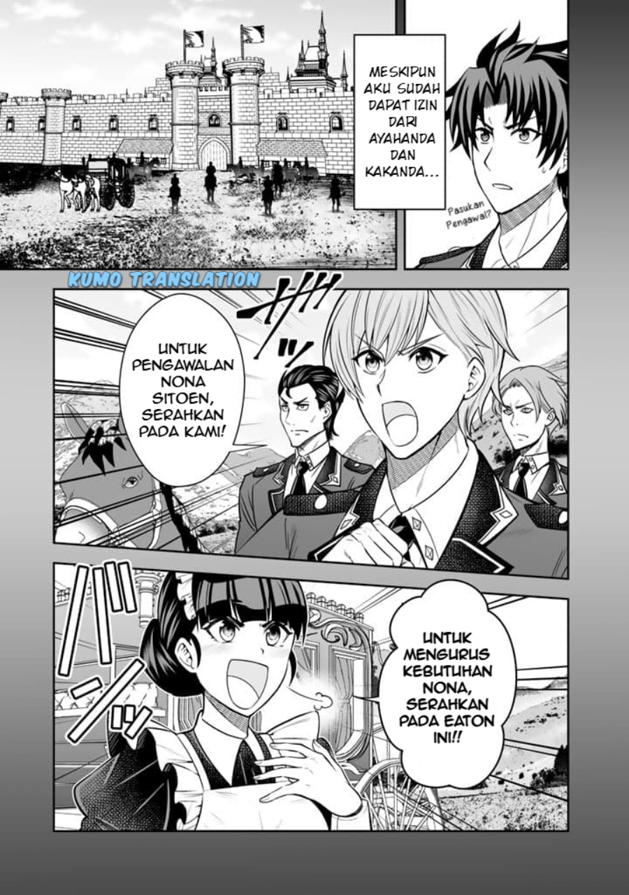 Rinkoku kara Kita Yome ga Kawaisugite Doushiyou Chapter 06.1 Bahasa Indonesia