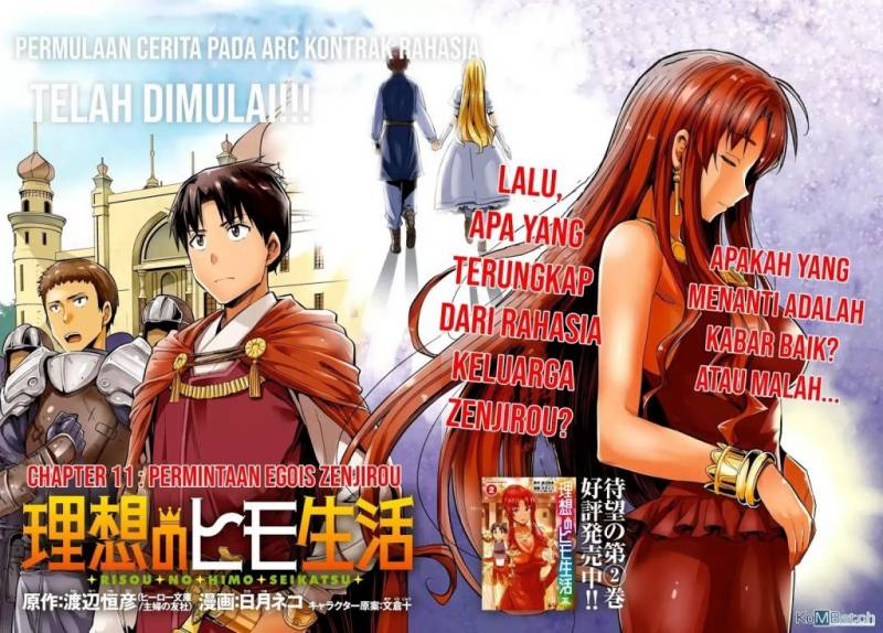 Risou no Himo Seikatsu Chapter 11 Bahasa Indonesia