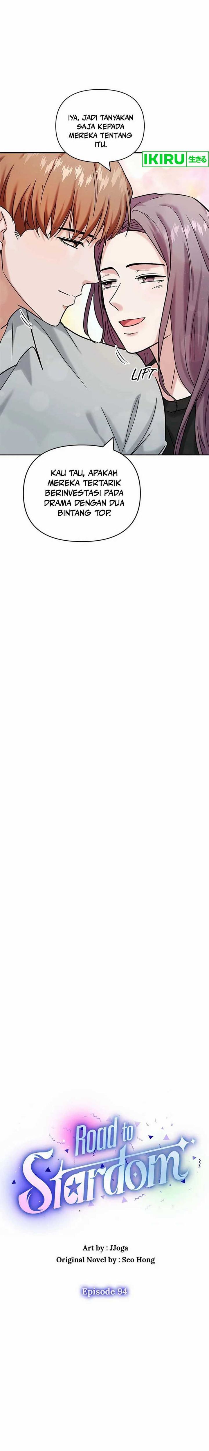 Road to Stardom Chapter 94 Bahasa Indonesia